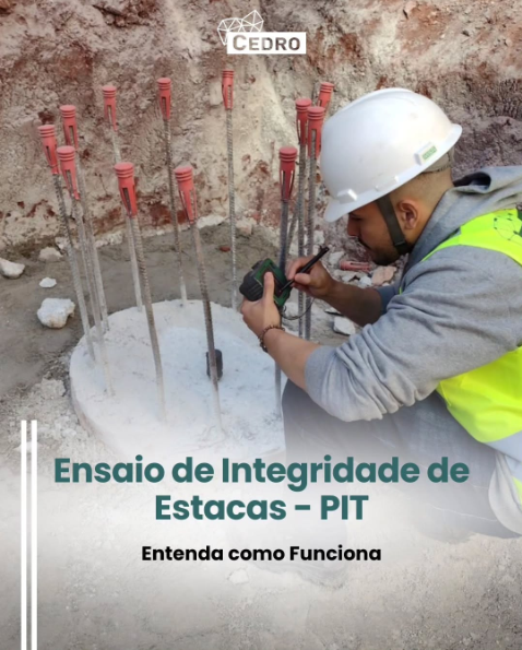 Ensaio de integridade de estacas - pit